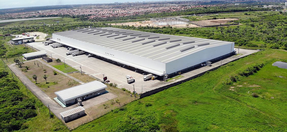 Refeitório e vias de circulação, Galpão 1 do condomínio