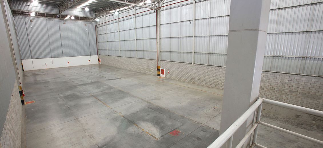 Vista do mezanino para acompanhamento da operação no pavimento térreo